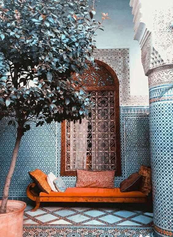 moroccan riad interior design